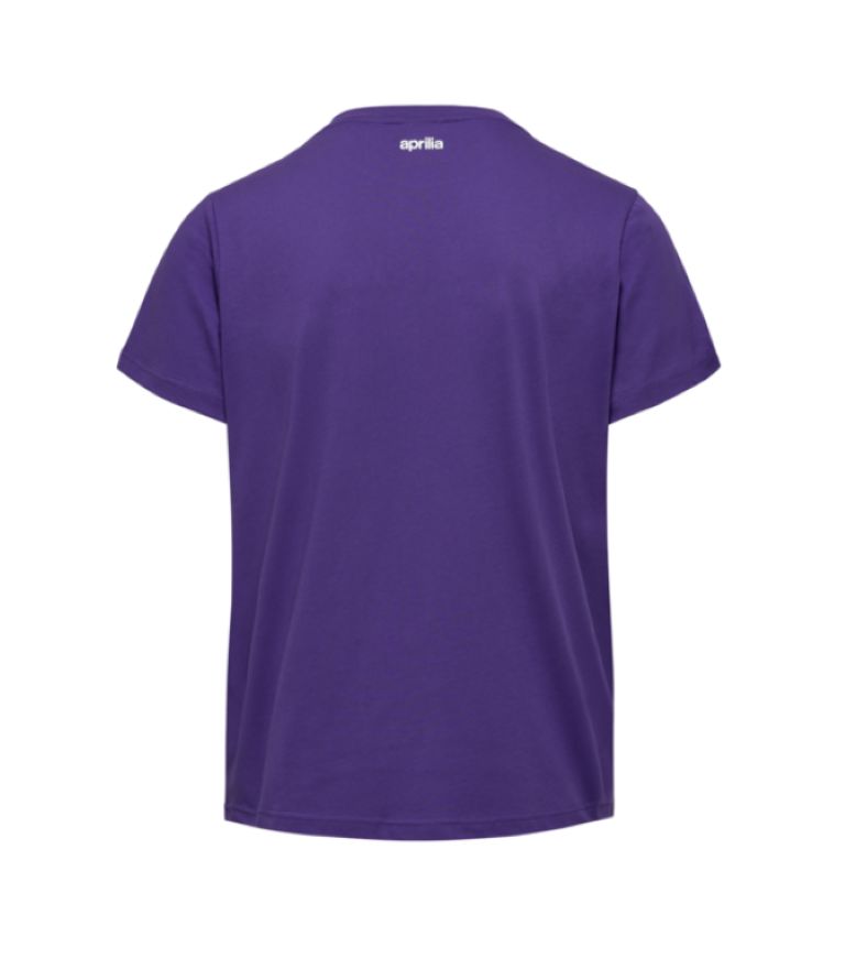 APRILIA WIDE T-SHIRT - PURPLE