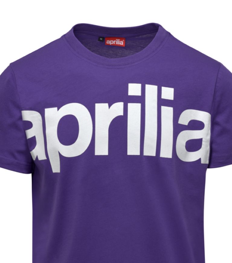 APRILIA WIDE T-SHIRT - PURPLE