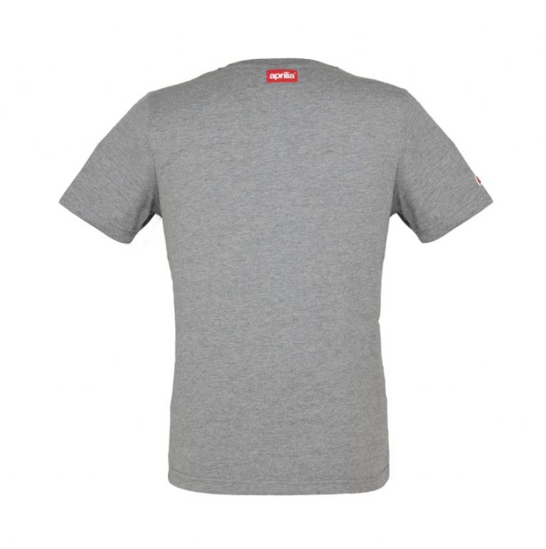 T-SHIRT APRILIA "WIDE" - GRIGIO