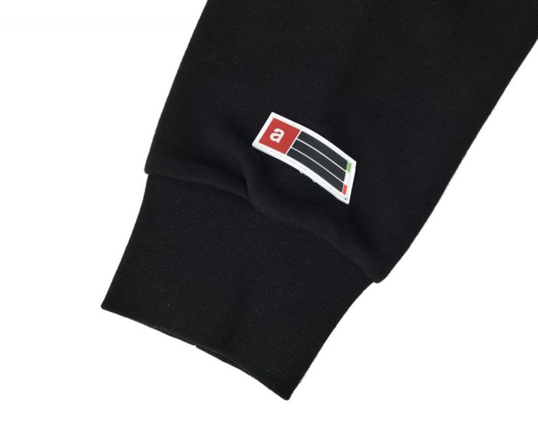 APRILIA WIDE HOODIE - BLACK