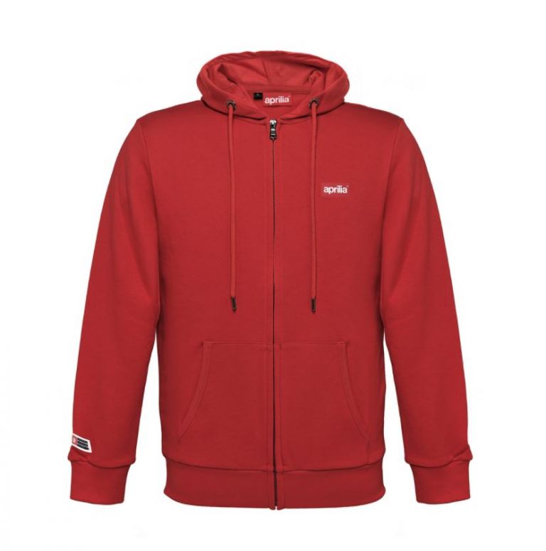 APRILIA WIDE HOODIE - RED