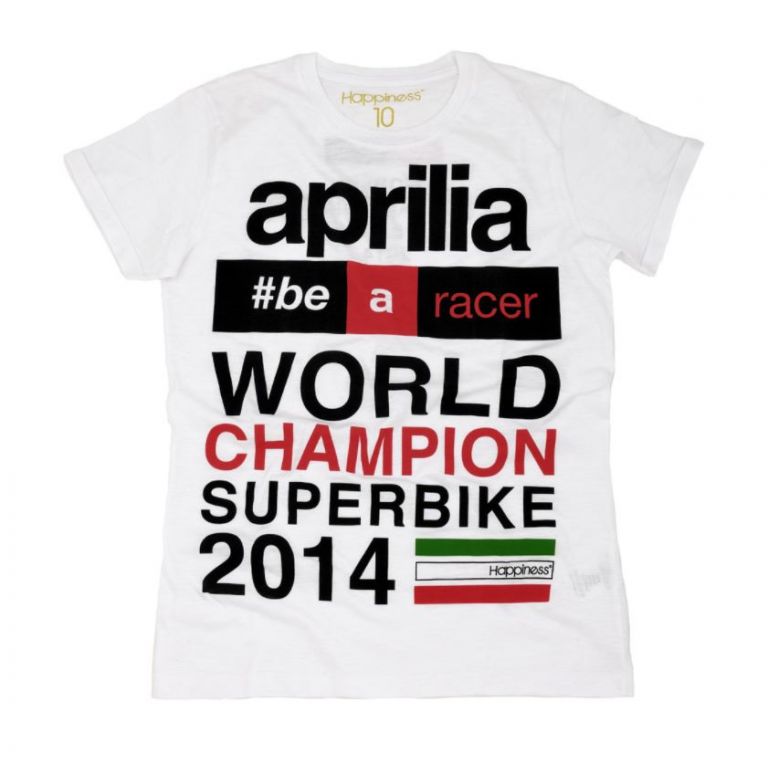 APRILIA RACING SUPERBIKE - AR 2014 SBK WORLD CHAMPION T-SHIRT