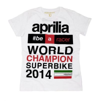 APRILIA RACING SUPERBIKE - T-SHIRT AR SBK WORLD CHAMPION 2014 APRILIA