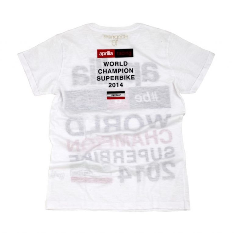 APRILIA RACING SUPERBIKE - T-SHIRT AR SBK WORLD CHAMPION 2014