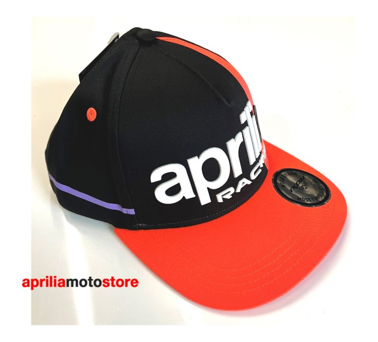 CAPPELLINO CON VISIERA PIATTA - APRILIA RACING TEAM 2023