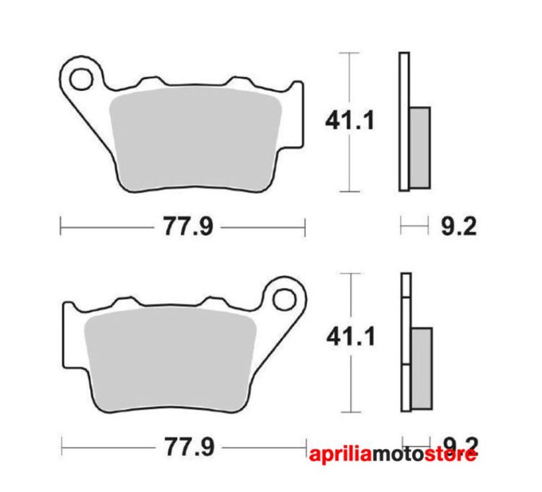 PASTIGLIE FRENO POSTERIORE SINTERIZZATA SBS 675LS