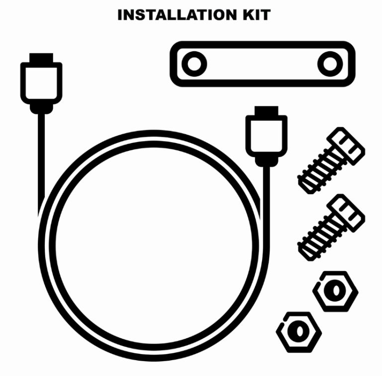 INSTALLATION KIT FOR LED FOG LIGHTS