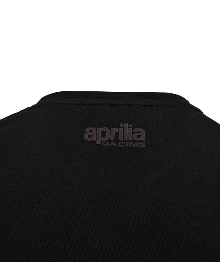 T-SHIRT - APRILIA RACING LIFESTYLE - BLACK