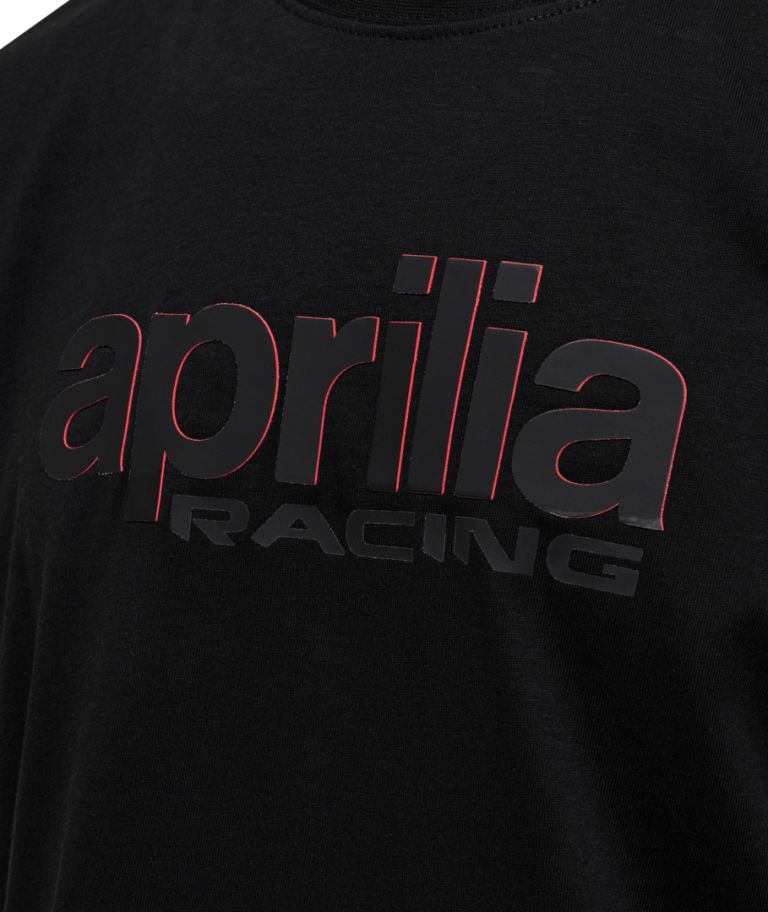 T-SHIRT - APRILIA RACING LIFESTYLE - NERO