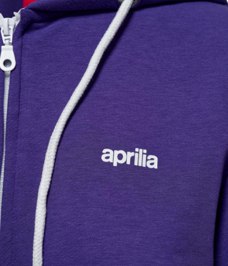 APRILIA HOODIE - WOMAN - PURPLE