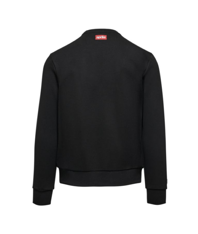 APRILIA CREWNECK - BLACK