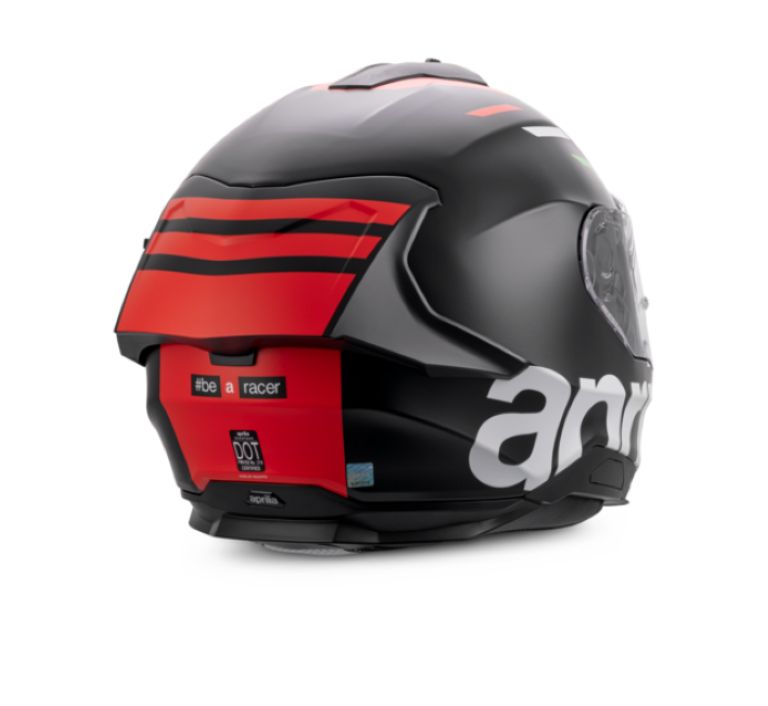 FULL FACE HELMET - APRILIA OVERTAKE -BLACK